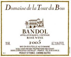 Domaine de la Tour du Bon - Bandol Rose 2020