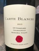 Carte Blanche - UV Vineyard Sonoma Coast Chardonnay 2015