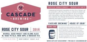 Cascade Brewing - Rose City Sour Beer
