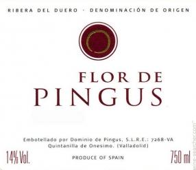 Dominio de Pingus - Ribera del Duero 2012
